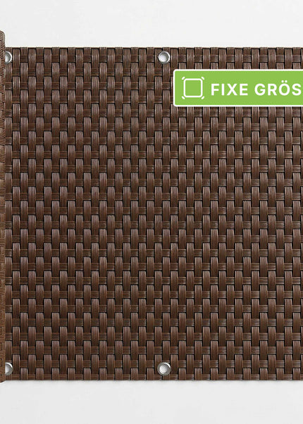 Rattan Sichtschutzmatte FIX - PVC Sichtschutzstreifen