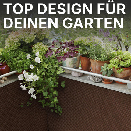 Rattan Sichtschutzmatte FIX - Detailansicht