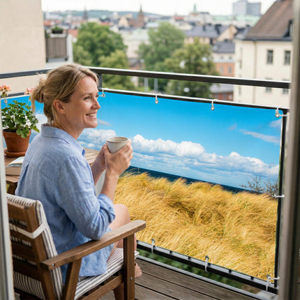 Sichtschutz Horizont (Airi) am Balkon