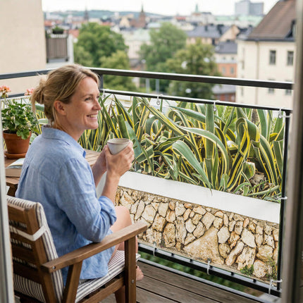 Aurelie als Balkonsichtschutz Innenansicht