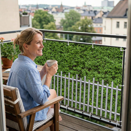 Edeltraud als Balkonsichtschutz Innenansicht