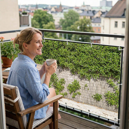 Giselle als Balkonsichtschutz Innenansicht