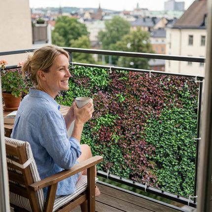 Mixi als Balkonsichtschutz Innenansicht