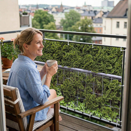 Timea als Balkonsichtschutz Innenansicht