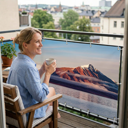 Utah als Balkonsichtschutz Innenansicht