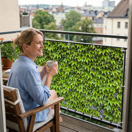 VinoStone als Balkonsichtschutz Innenansicht