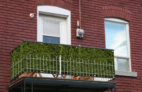 myfence Sichtschutz Sandy Anwendung Balkon