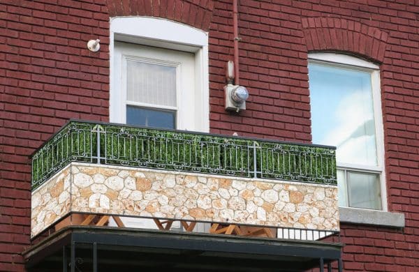 myfence Sichtschutz Mario Anwendung Balkon