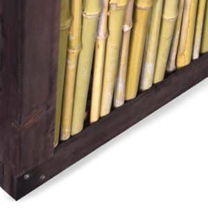 Bambuszäune Bangkok - Holzrahmen