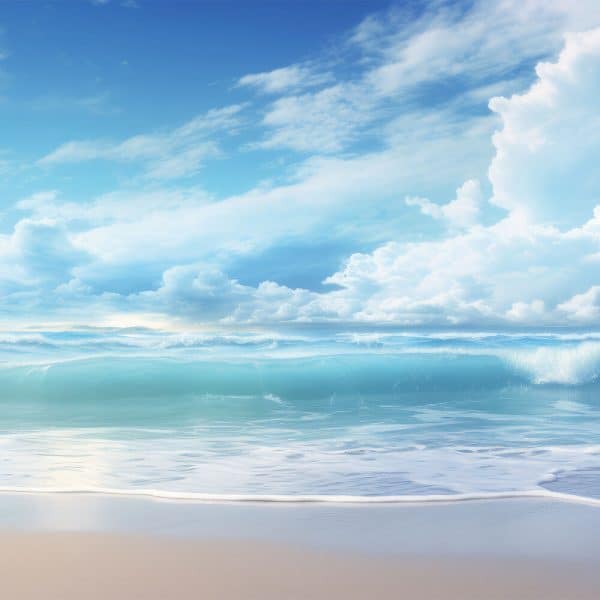 Sichtschutz mit Motiv Solaris: wunderschöne Strandszene